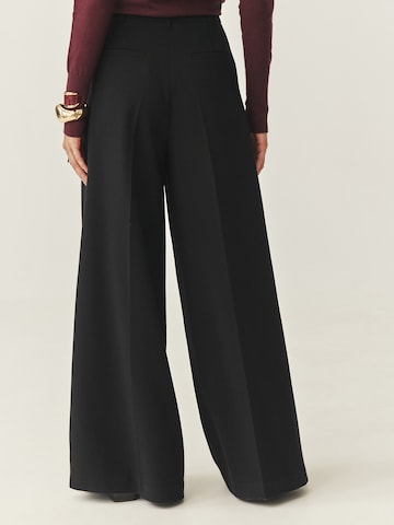 Wide Leg Pantalon TATUUM en noir