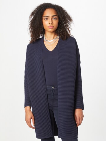 s.Oliver BLACK LABEL Strickjacke in Blau: predná strana