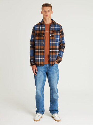 CHASIN' Regular Fit Hemd in Braun