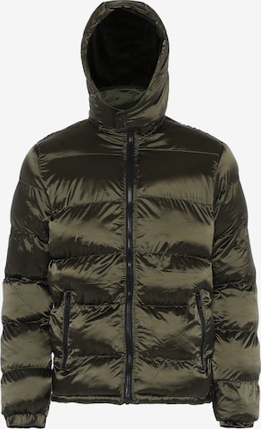 BRAELYN Winter Jacket in Green: front