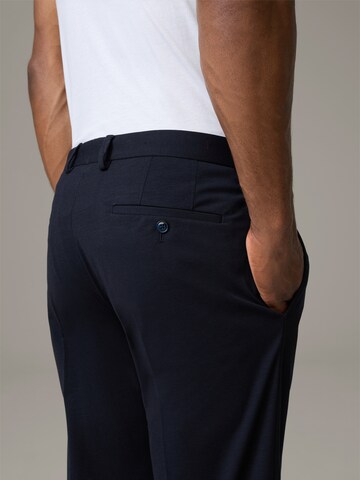 STRELLSON Slimfit Pantalon 'Kynd' in Blauw