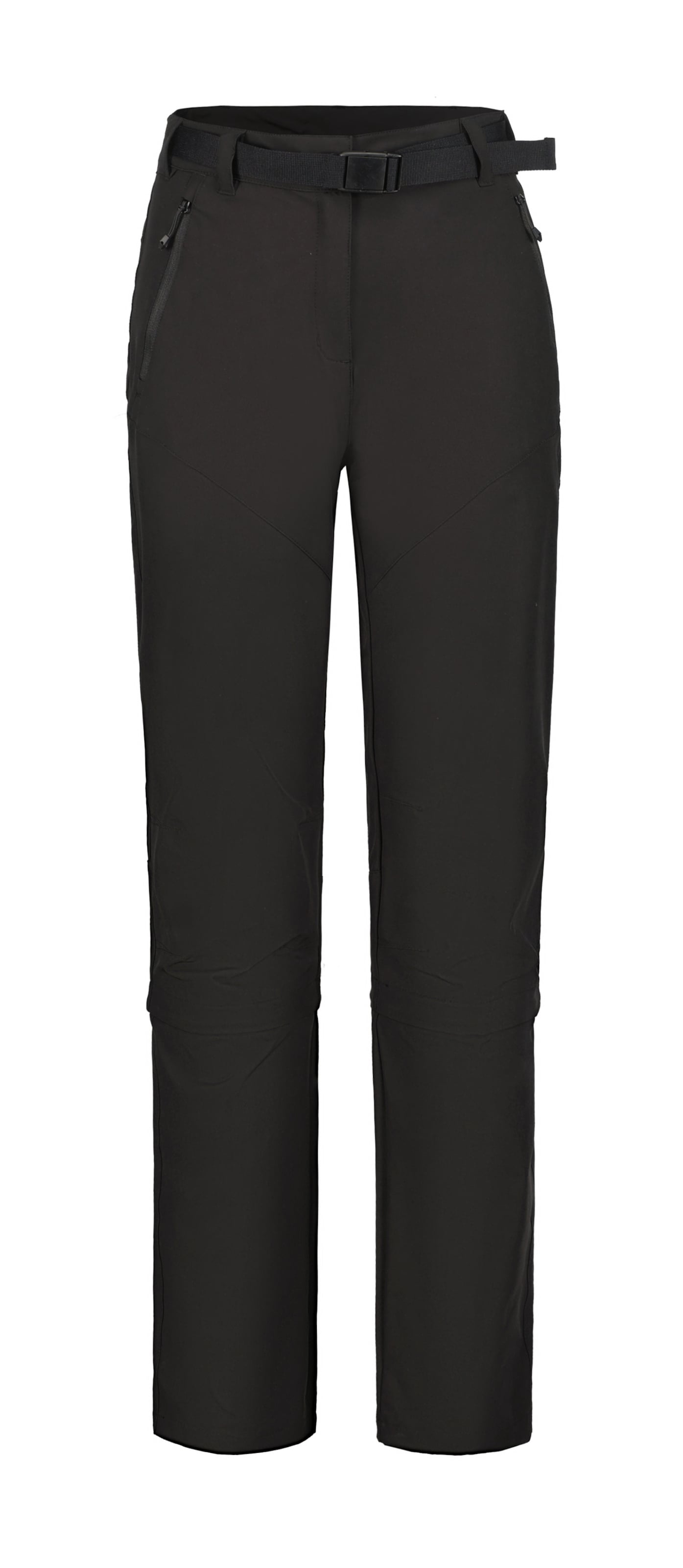 ICEPEAK Regular Outdoor trousers 'Beelitz' in Black: front