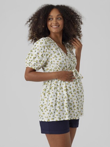 MAMALICIOUS Shirts 'Limone' i hvid: forside