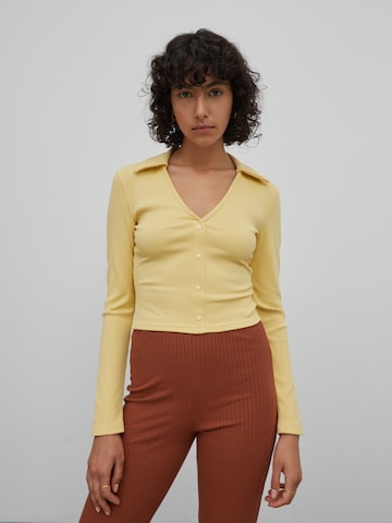 EDITED Shirt 'Julieta' in Yellow: front