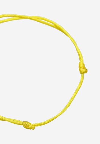 ELLI Armband Melone, Textil-Armband in Gelb