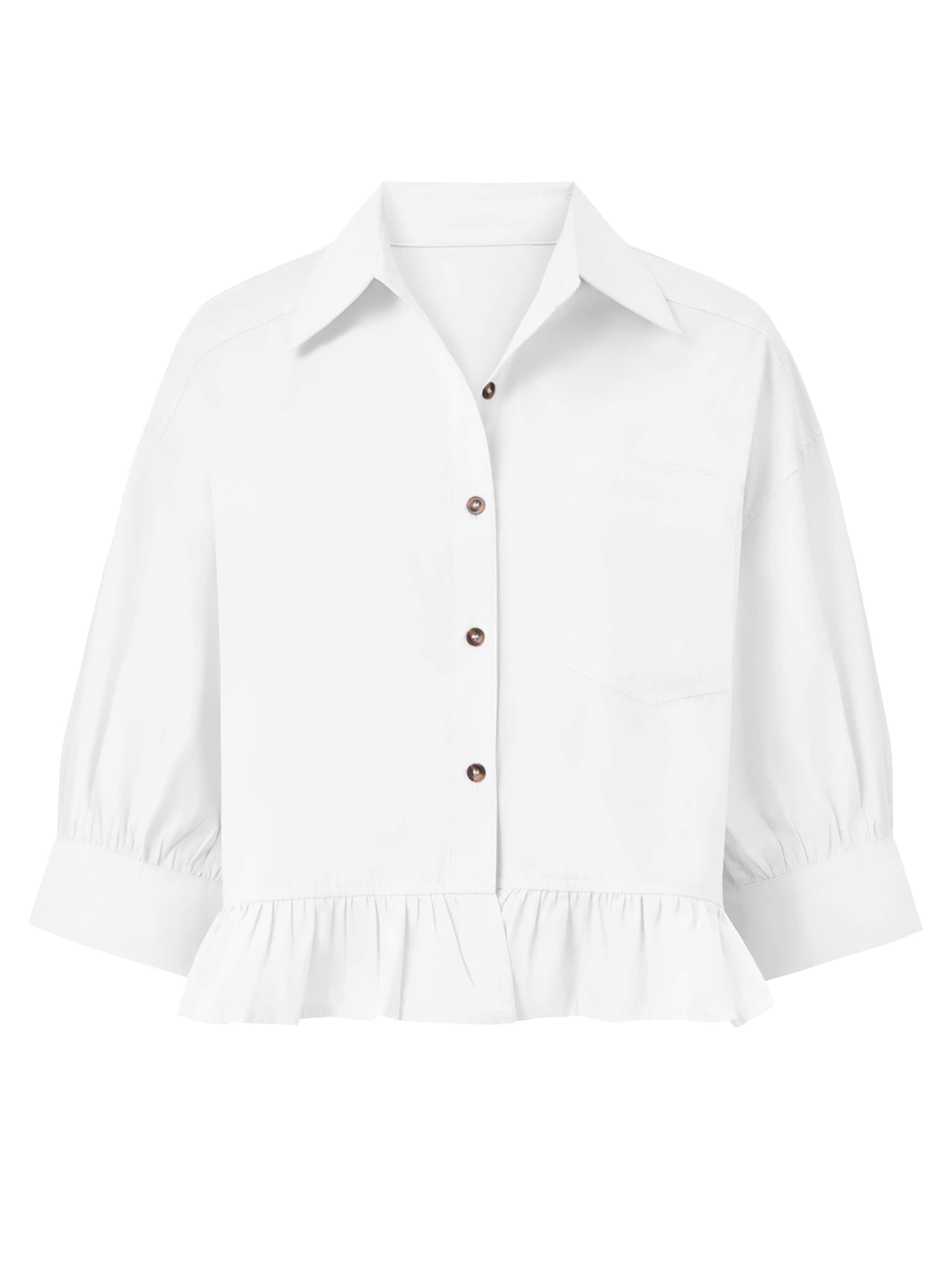 Imily Bela Bluse i hvid: forside