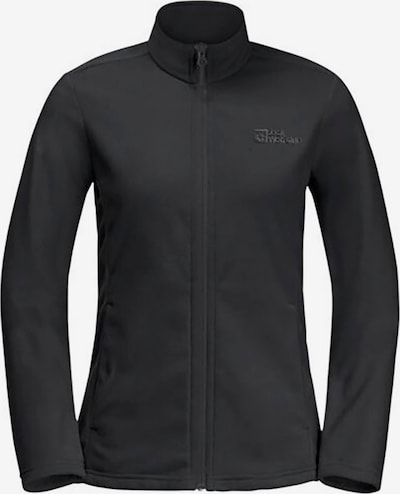 JACK WOLFSKIN Athletic fleece jacket 'TAUNUS' in Black, Item view