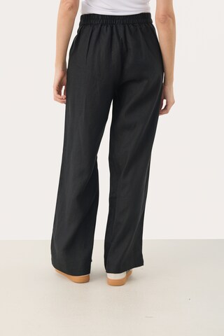 Part Two Wide leg Broek 'Elna' in Zwart