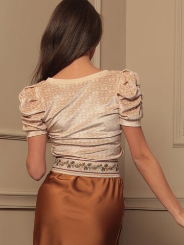JIORO Blouse 'IVORY' in Beige