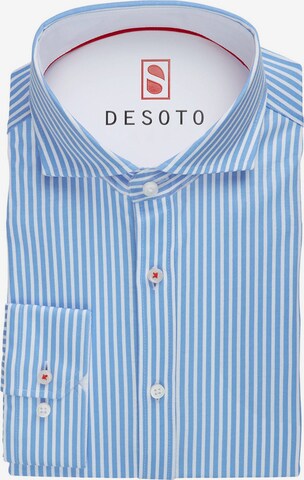 DESOTO Slim fit Zakelijk overhemd in Blauw