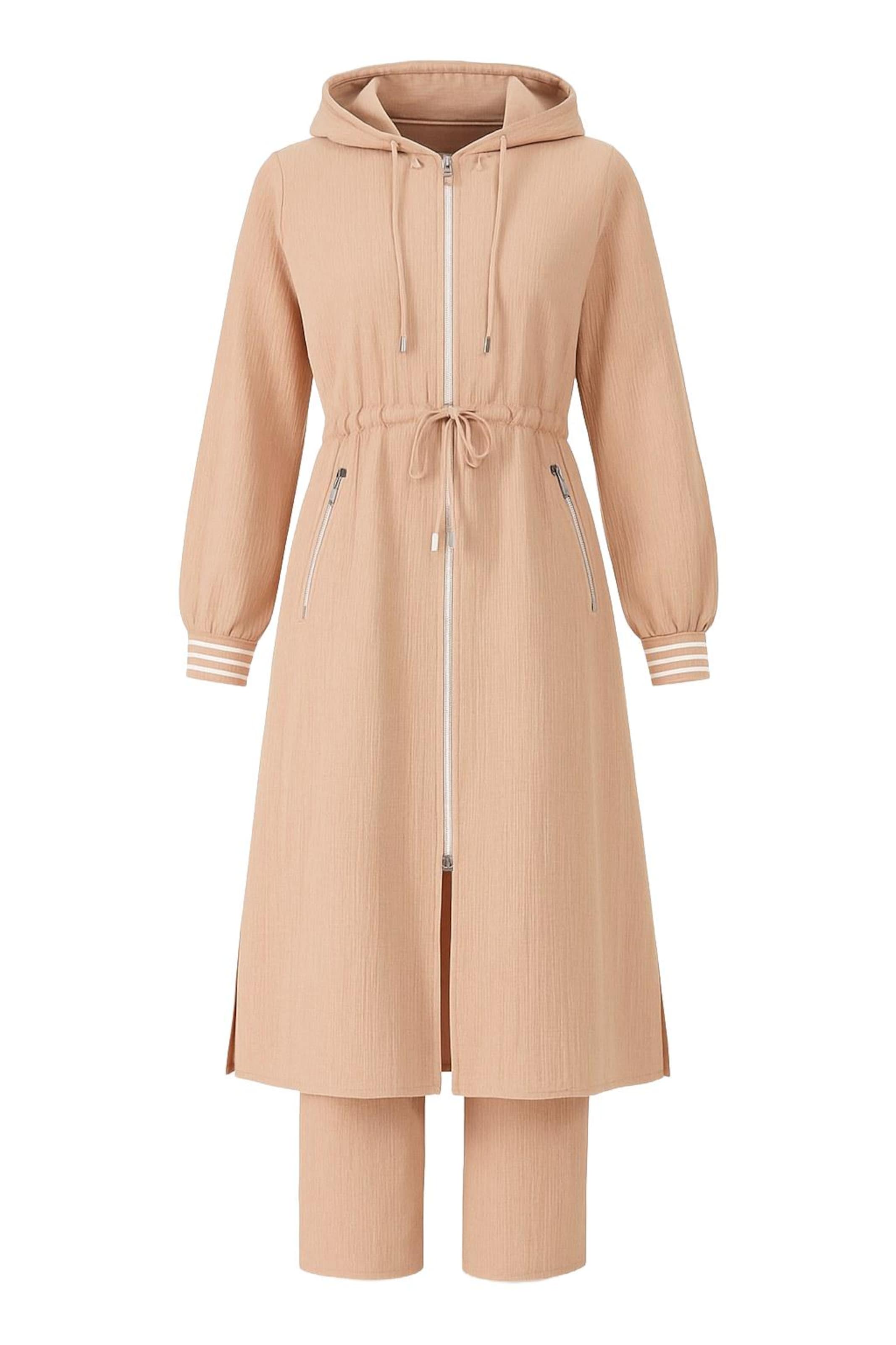 MODAMIHRAM Broekpak in Beige: voorkant