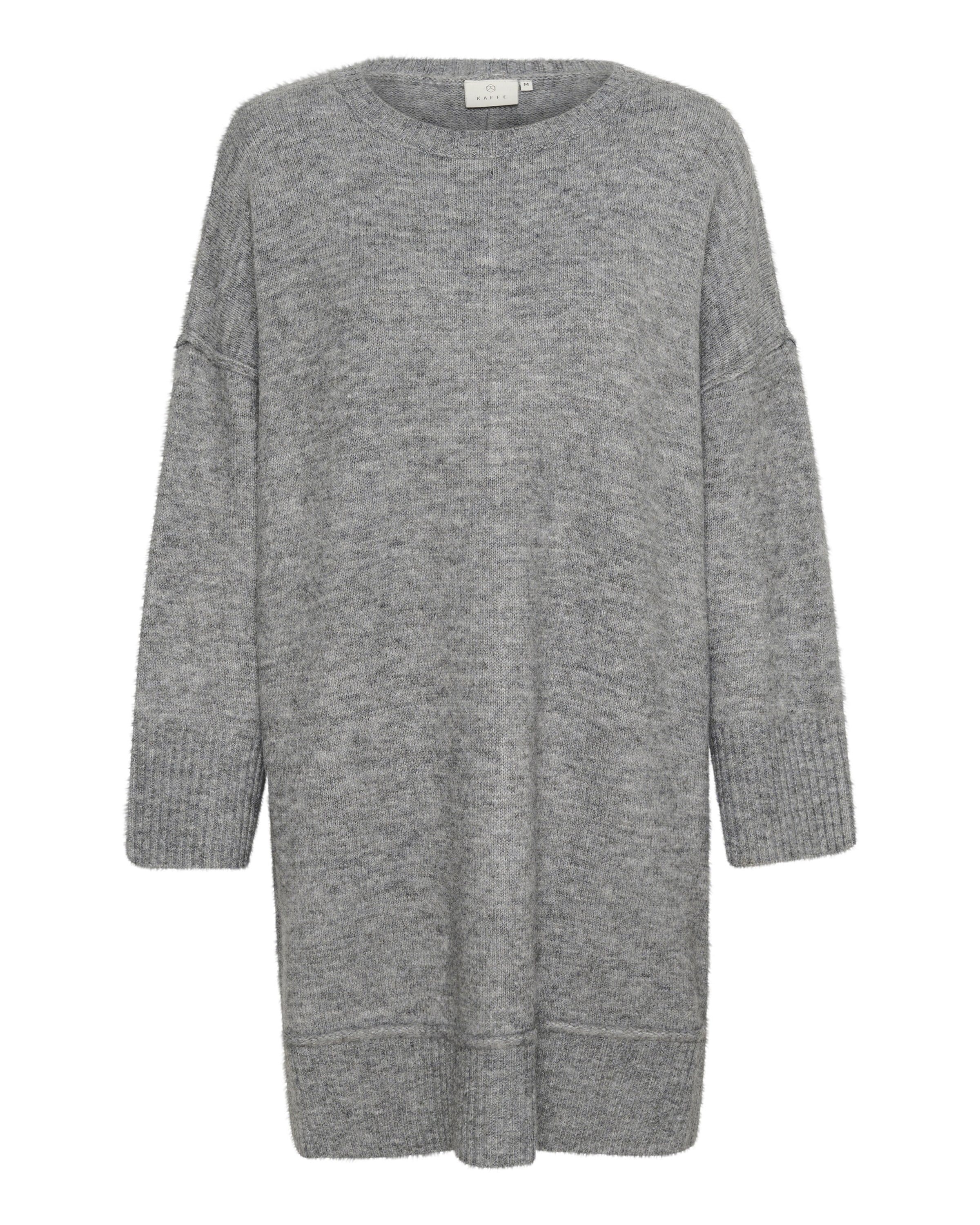 Kaffe Strickkleid in Grau: Vorderseite