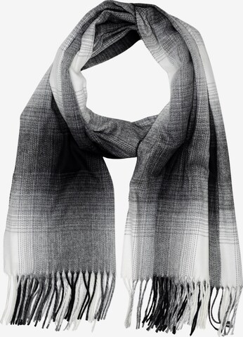 COLLEZIONE ALESSANDRO Scarf 'Manchester' in Black: front