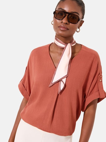 Chemisier Lipsy en orange : devant