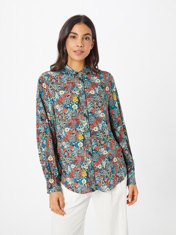 Louche Blouse 'BYRON FLORET' in Gemengde kleuren: voorkant