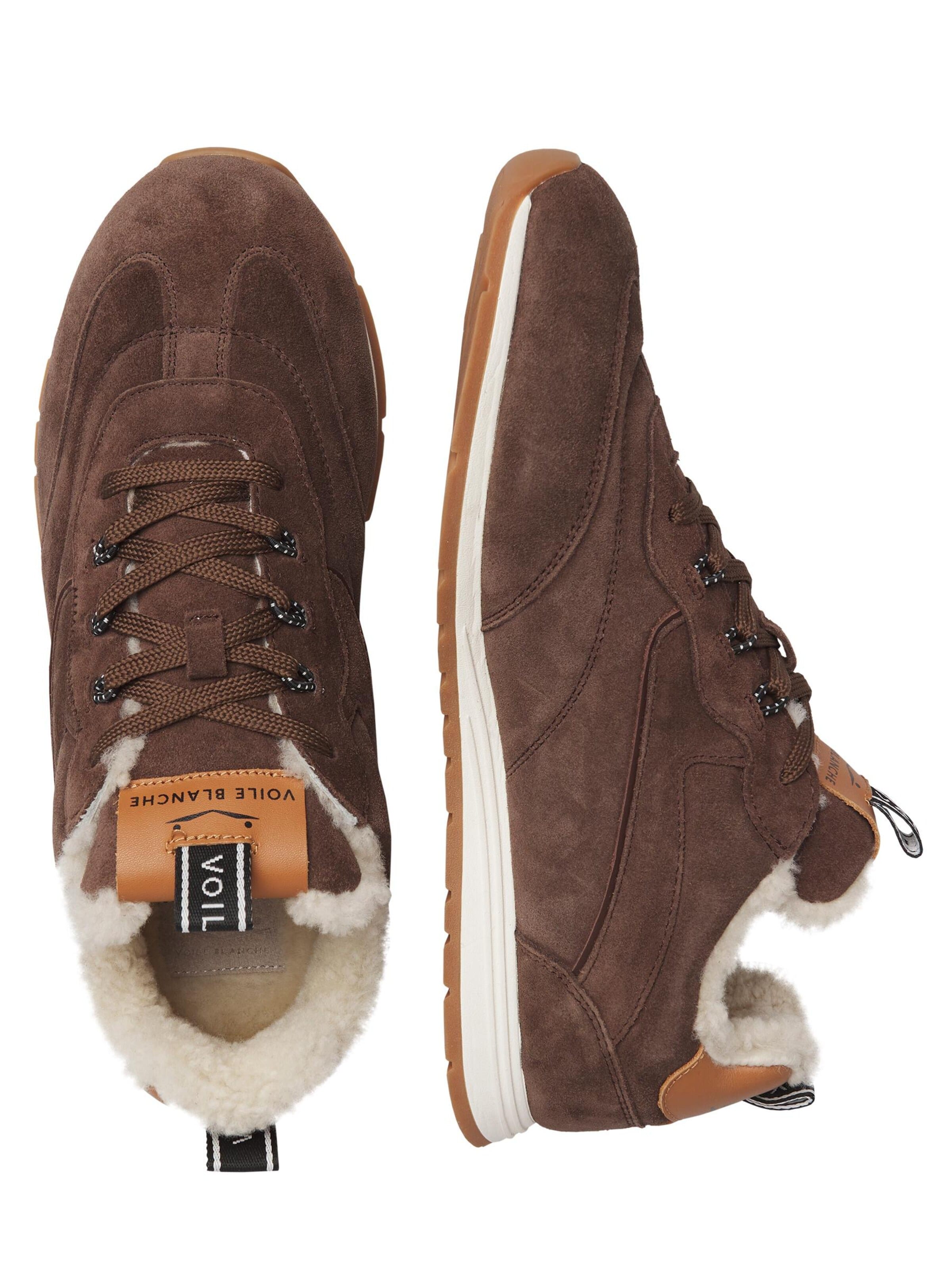 Voile blanche Sneaker low 'PLAY SNEAK FUR M 01.'‌‌‌‌ in Braun