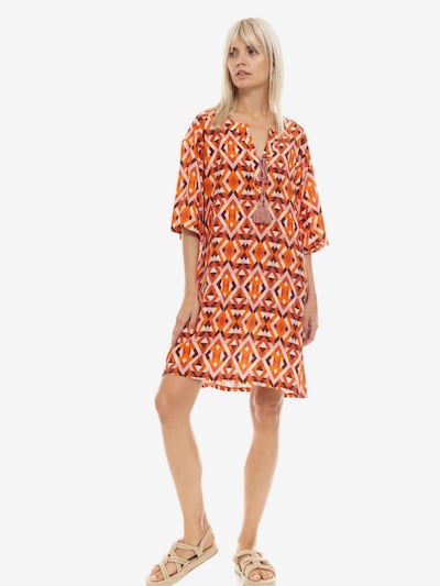 Pink Label Summer Dress 'BEACHWEAR AZTEC' in 36 in Orange, Item view