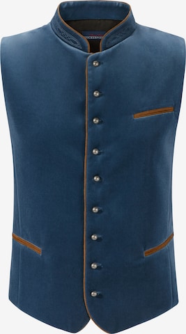 STOCKERPOINT Klederdracht gilet 'Ricardo' in Blauw: voorkant