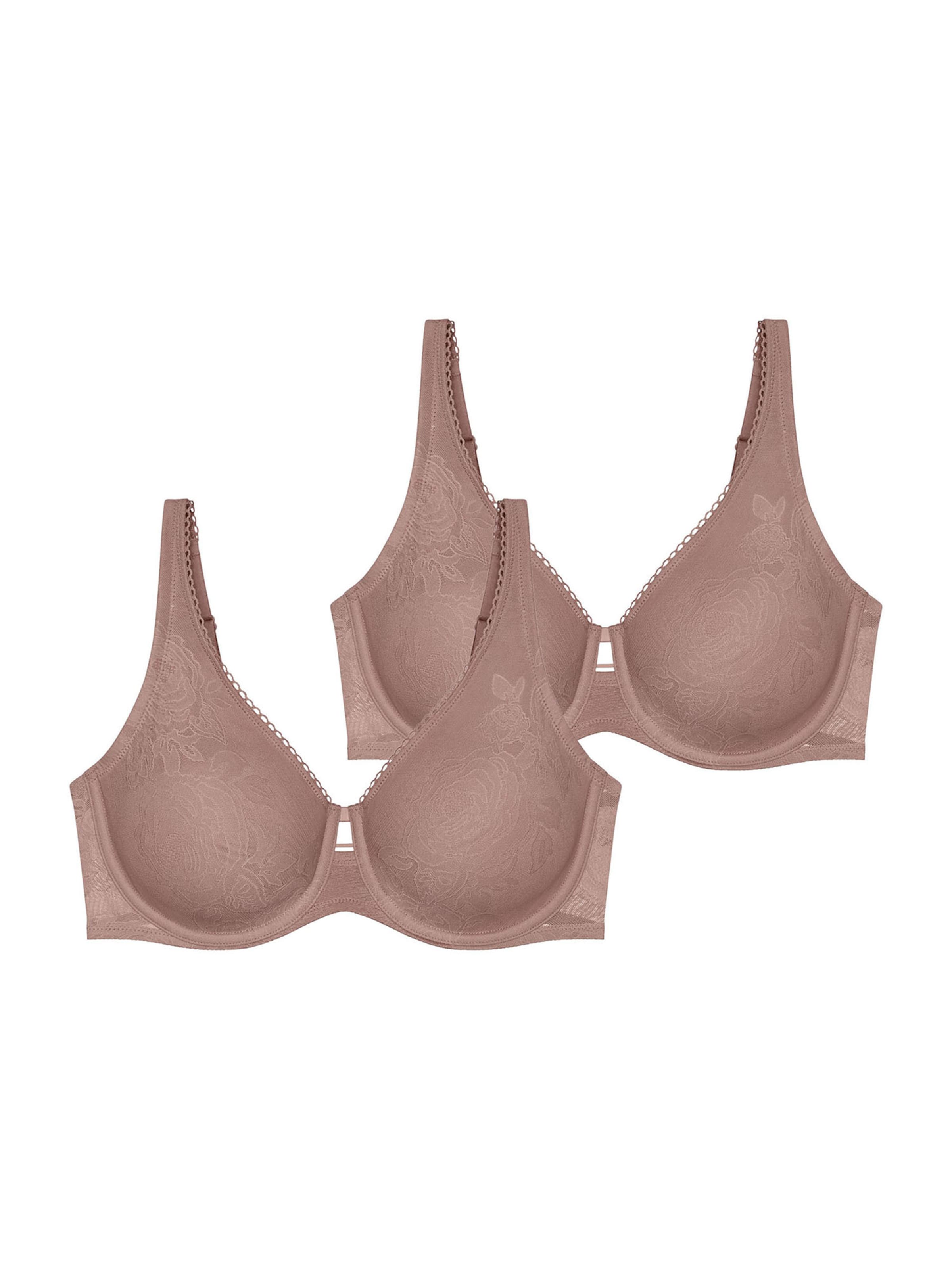 Soutien-gorge ' Wild Rose Sensation ' TRIUMPH en marron : devant