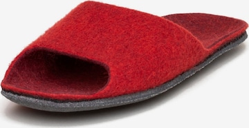 MagicFelt Hausschuh in Rot: Vorderseite
