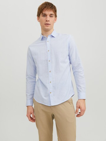 JACK & JONES Regular fit Skjorta i blå: framsida