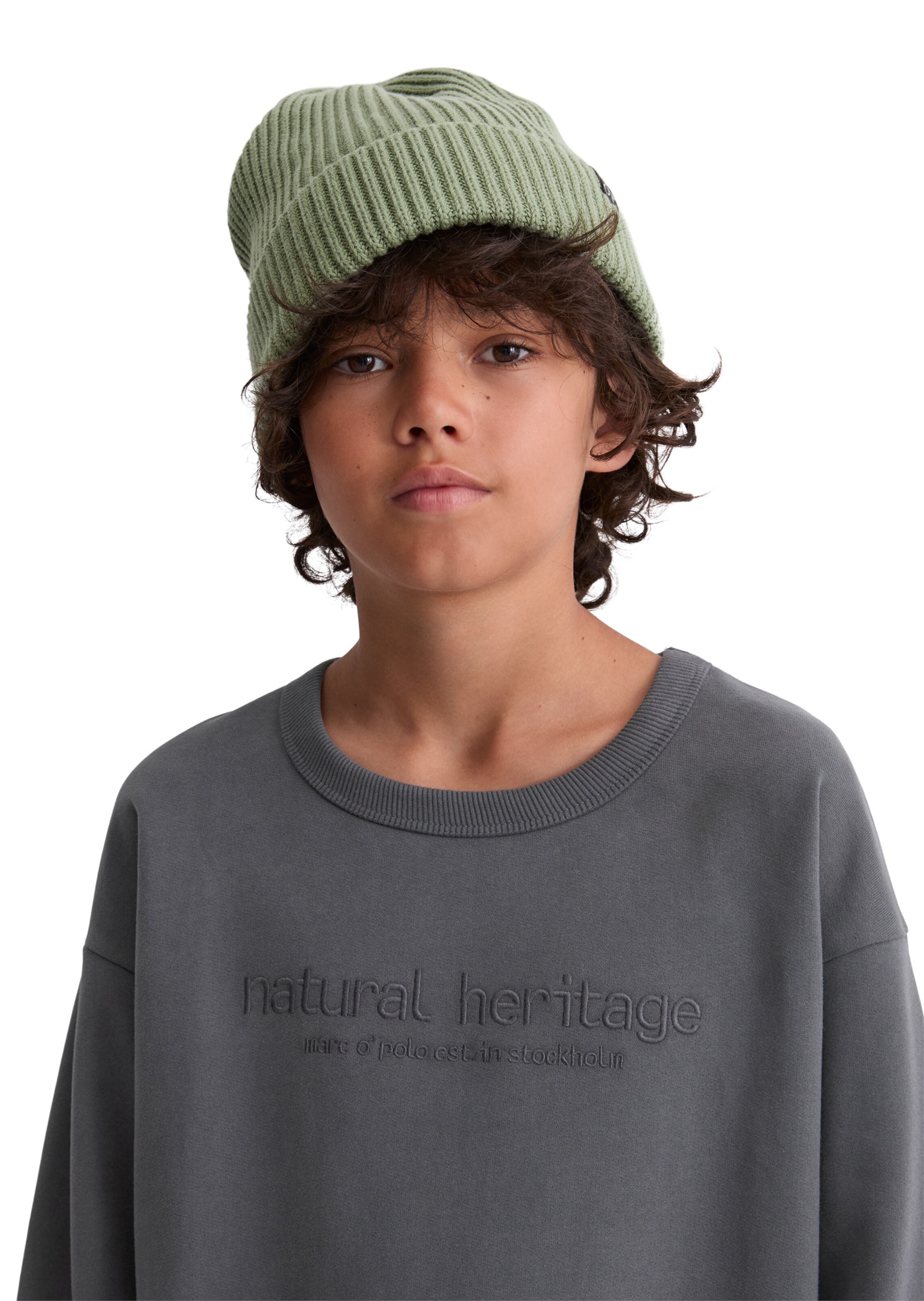 Marc O'Polo Sweatshirt in Grau