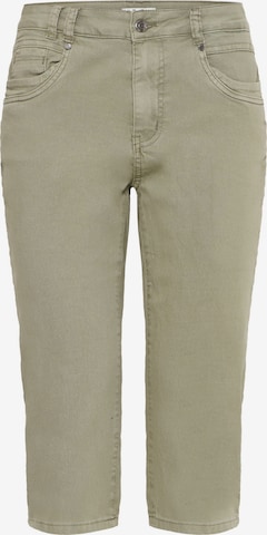 PULZ Jeans Skinny Trousers 'ROSITA' in Green: front