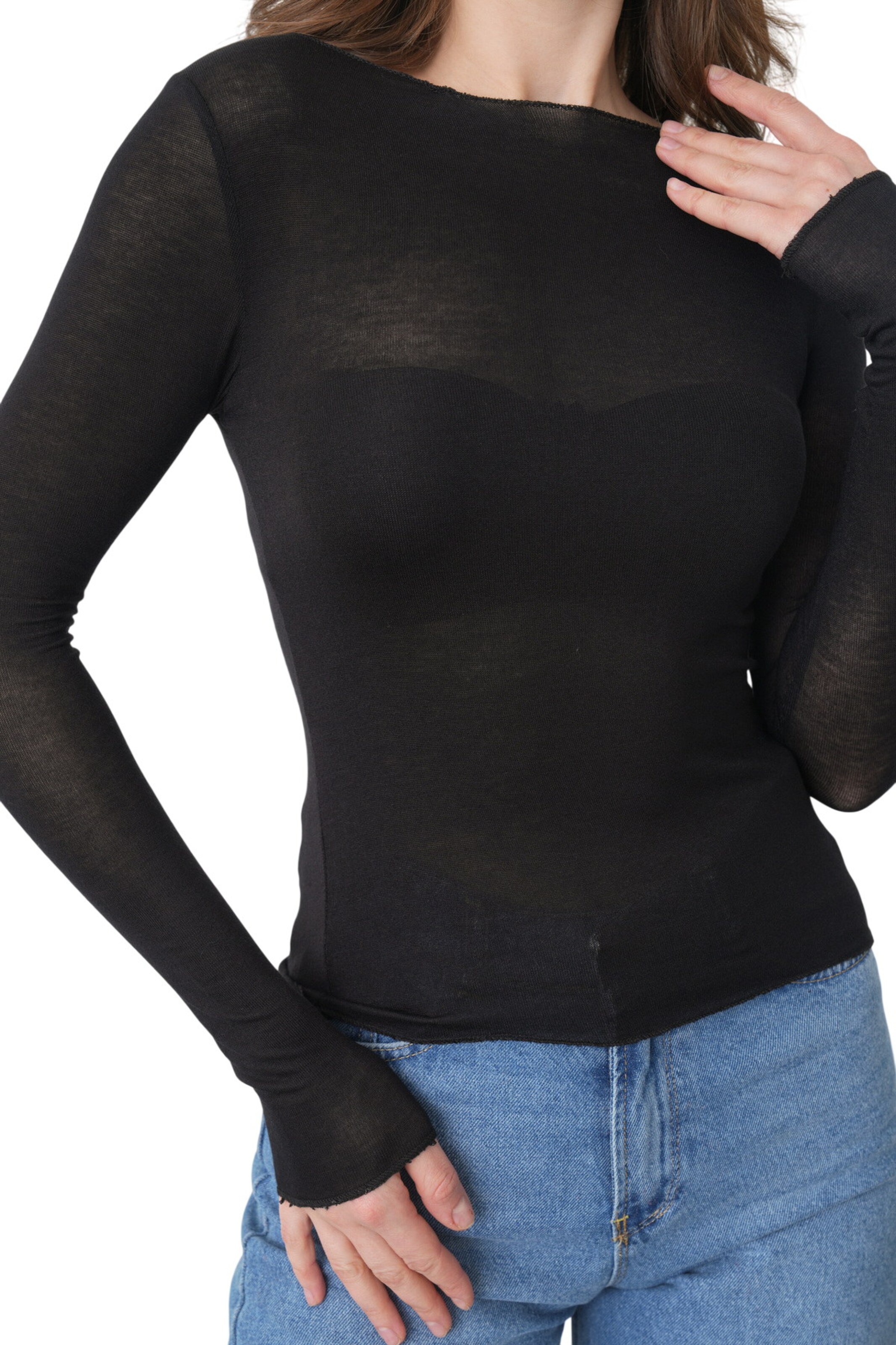 WOMAN VISION Shirt in Zwart