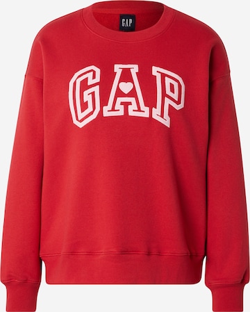 raudona Gap Petite Megztinis be užsegimo 'LOVE': priekis