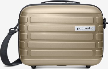 Pactastic Toiletry Bag in Gold: front