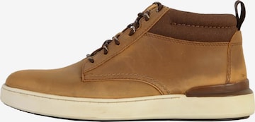 CLARKS Botki po kostki w kolorze brązowy: przód