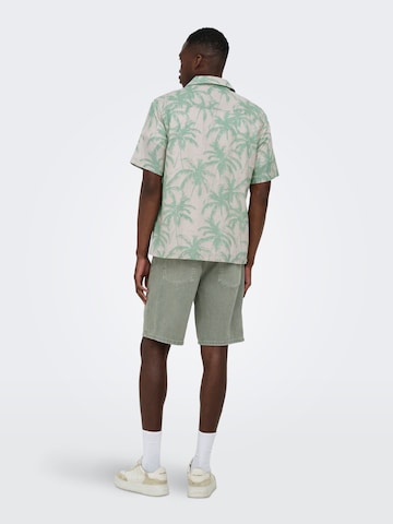 Only & Sons - regular Vaquero 'ONSEdge' en verde