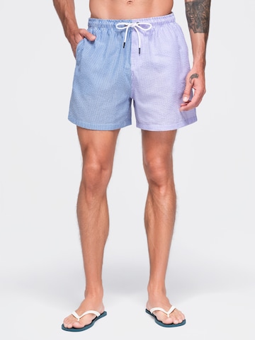 regular Pantaloni sportivi di Ombre in blu: frontale