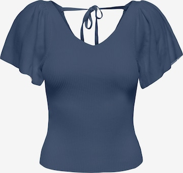 Pull-over 'LEELO' ONLY en bleu : devant