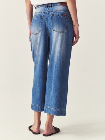 TATUUM Wide Leg Jeans 'Ravey' in Blau
