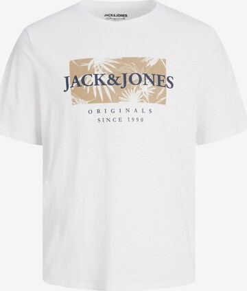 JACK & JONES Koszulka 'Crayon' w kolorze biały: przód