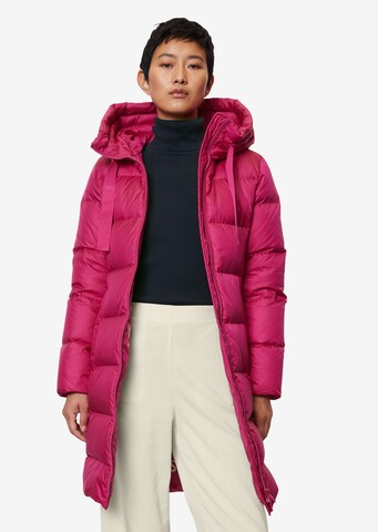 Manteau d’hiver Marc O'Polo en rose : devant