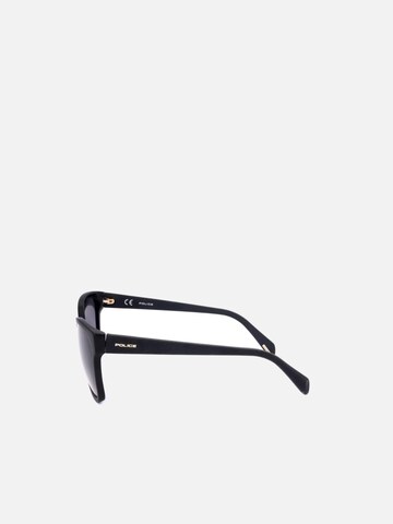POLICE Zonnebril 'Police SPLG44 Transparent blue 56/16/140 Women Sunglasses' in Zwart