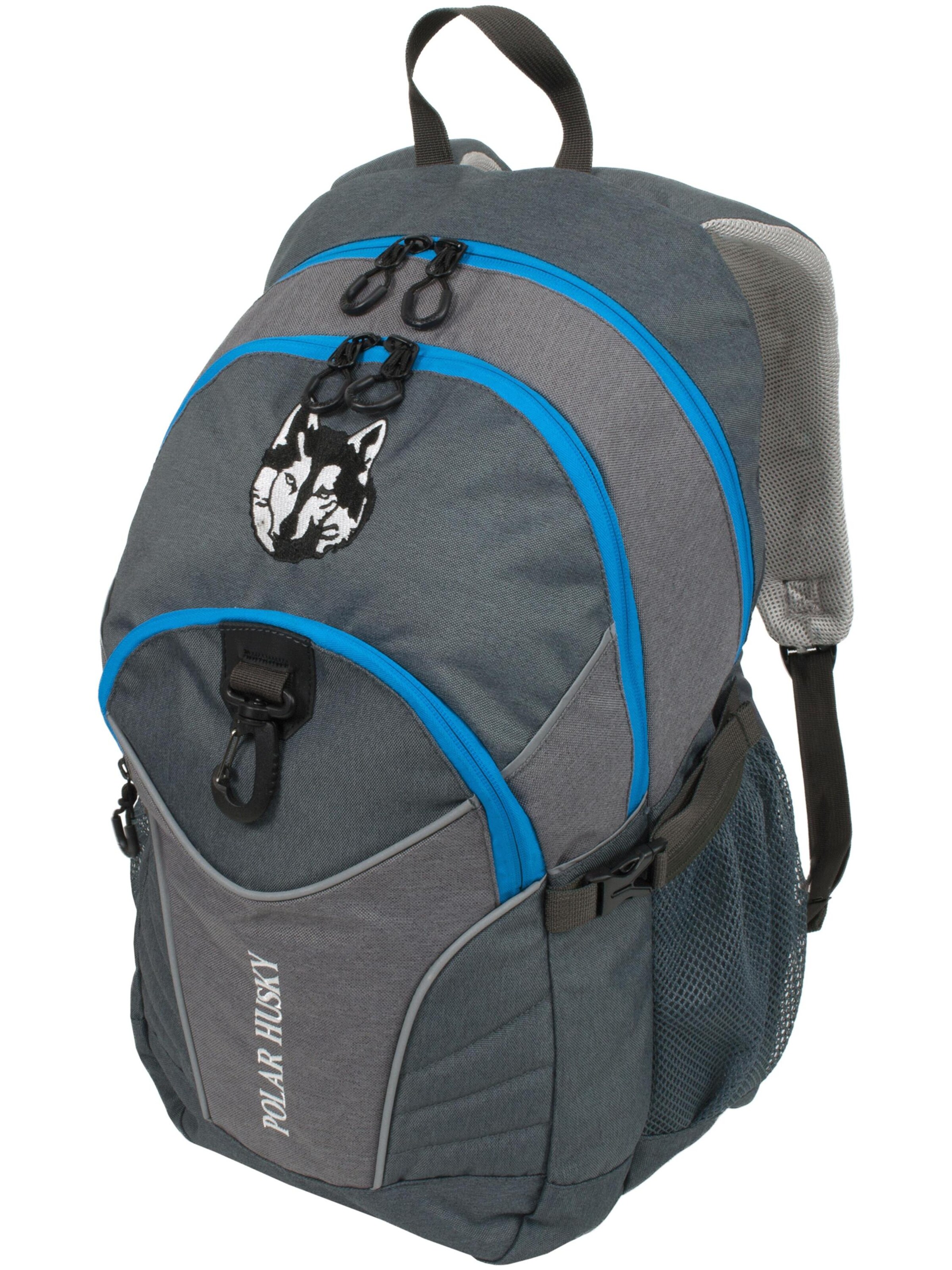 Polar Husky Backpack 'Wasteland' in Grey: front