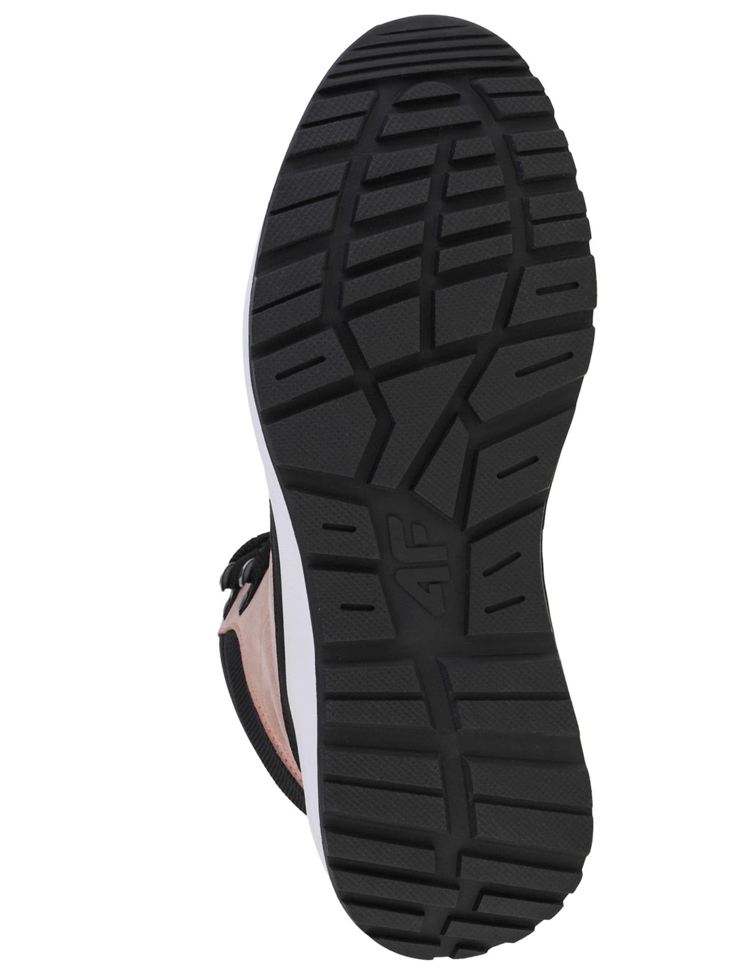 4F Lace-up boot '4F Women's City Trek' in Pink