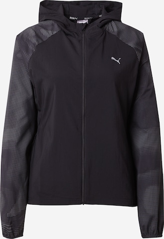 PUMA - Chaqueta deportiva 'RUN FAVORITE' en negro: frente