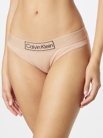 Calvin Klein UnderwearSlip - roza boja: prednji dio