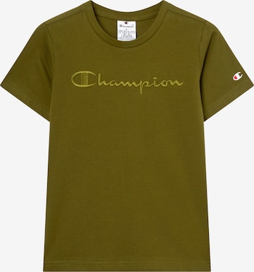 Champion Authentic Athletic Apparel T-Shirt in Grün: Vorderseite