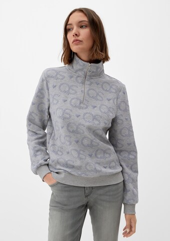QS Sweatshirt in Grey: front