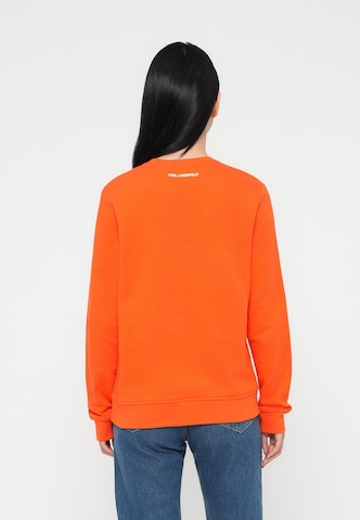 Karl Lagerfeld Sweatshirt 'IKON' in Orange