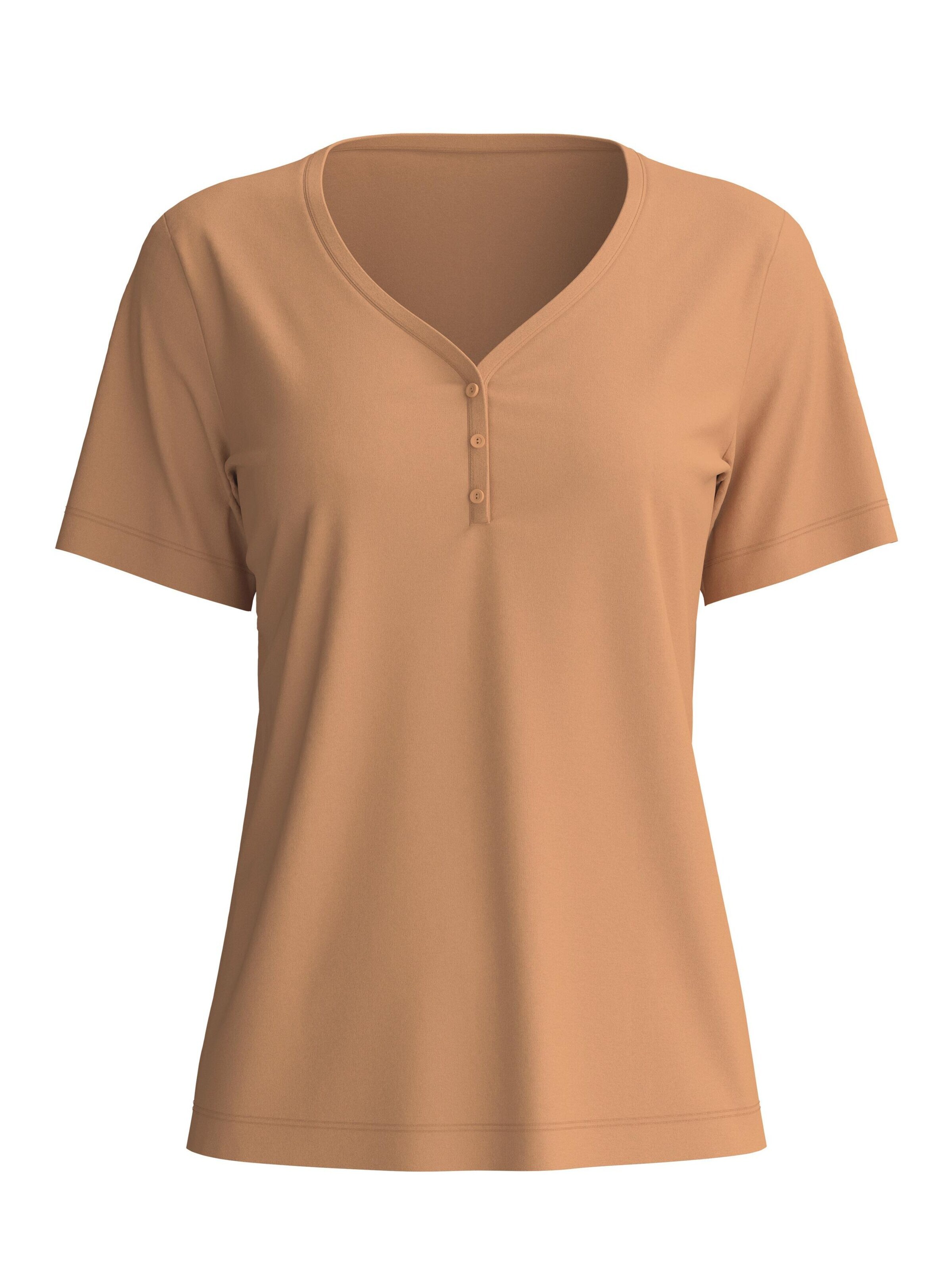 Camicia da notte 'Sleep Over M&M' di CALIDA in marrone: frontale