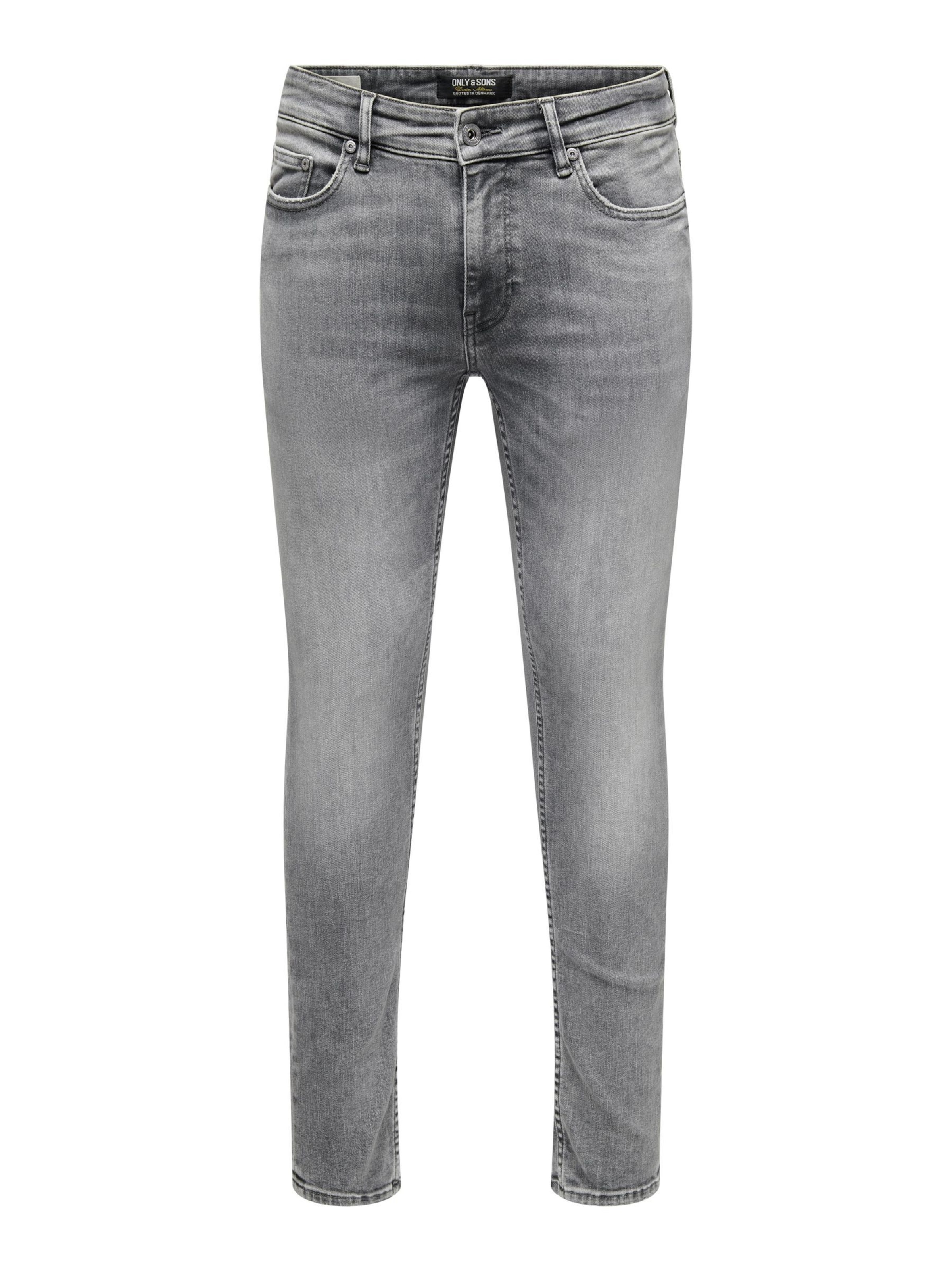 Only & Sons - Skinny Vaquero 'ONSWARP' en gris: frente