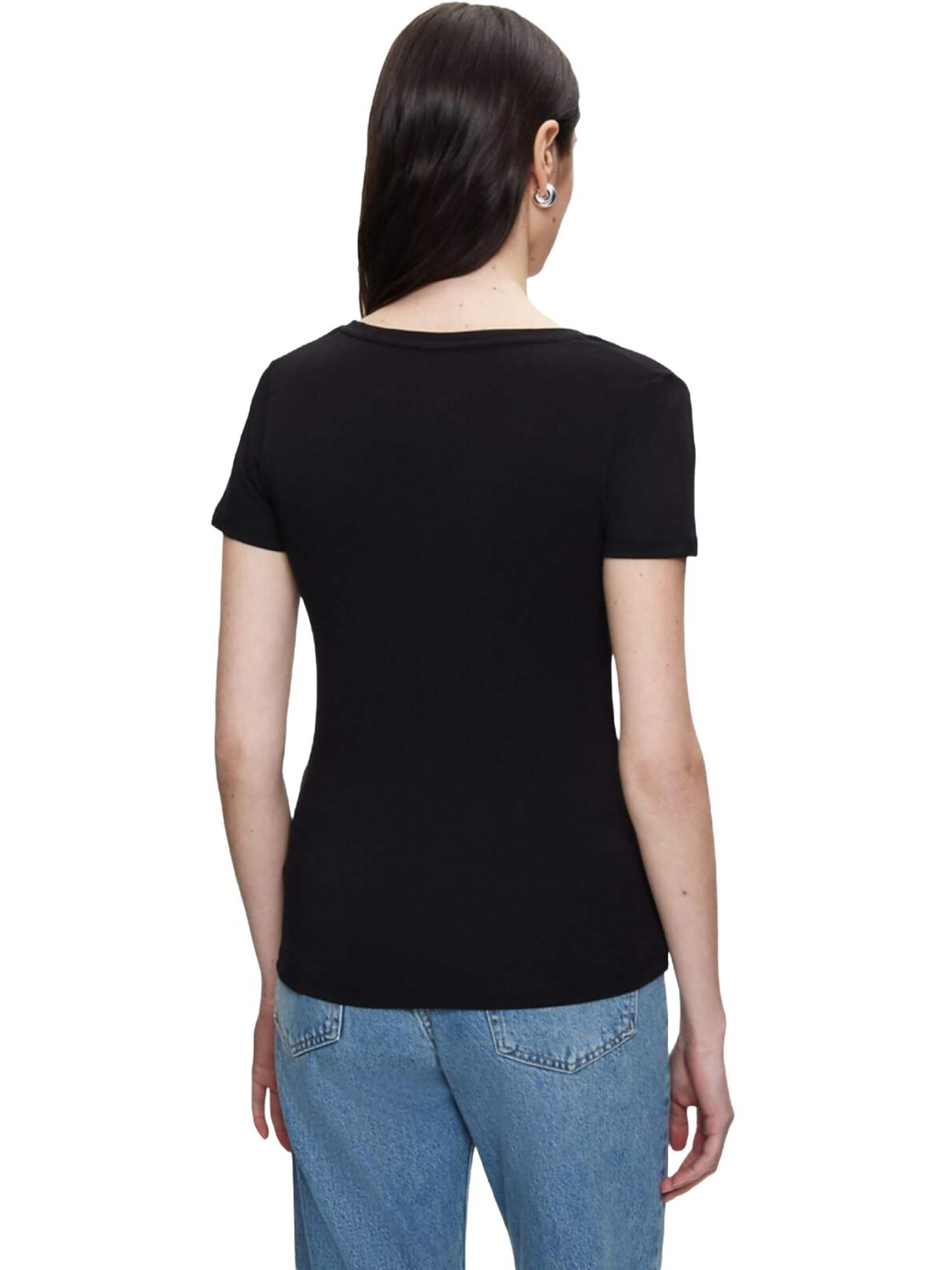 Maglietta 'V-Neck T-Shirt' di LTB Jeans in nero