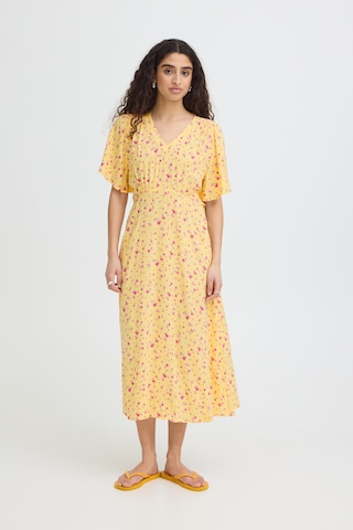 ICHI - Vestido 'ICHVera' em amarelo: frente