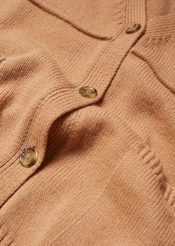 MANGO Knit Cardigan 'Paquita' in Brown